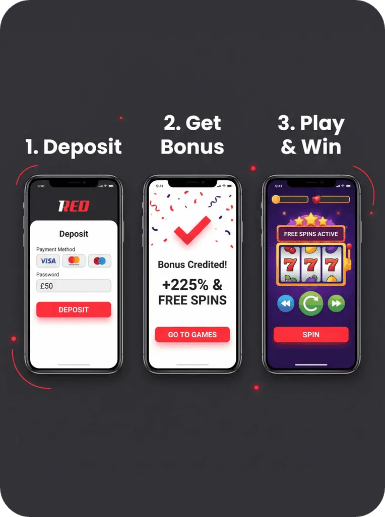 1Red How to Get Bonus