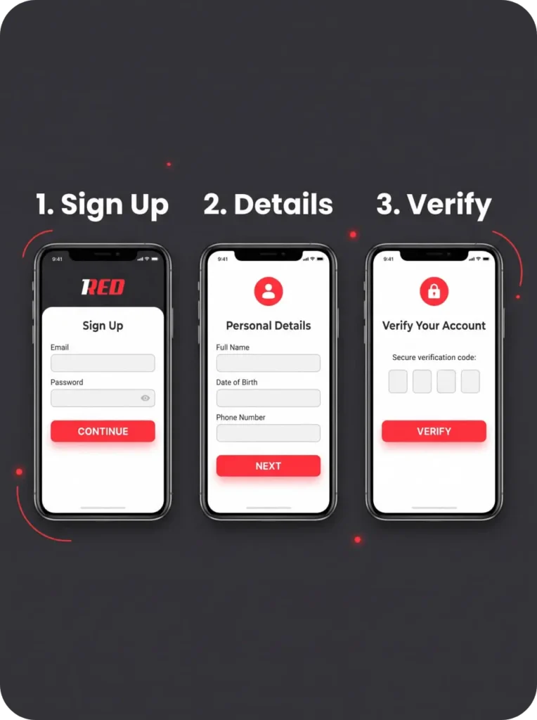 1Red Registration